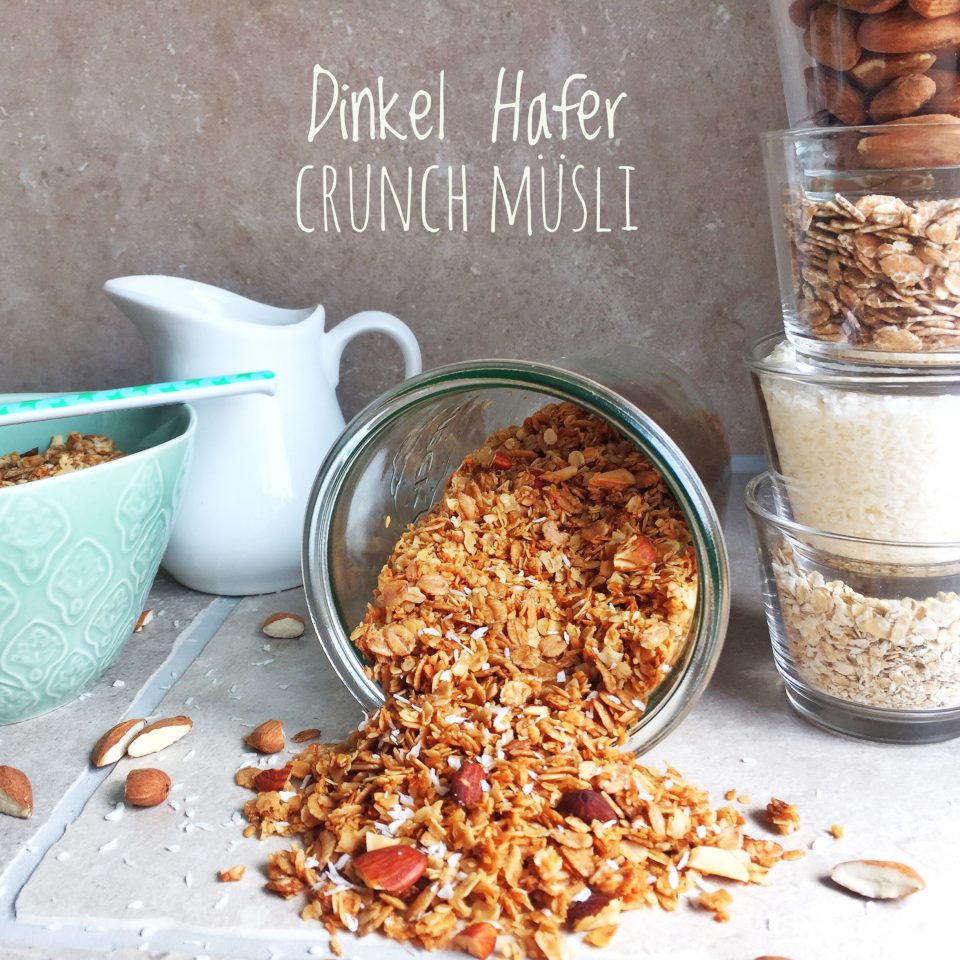 Dinkel Hafer Crunch Müsli – Food Happinez